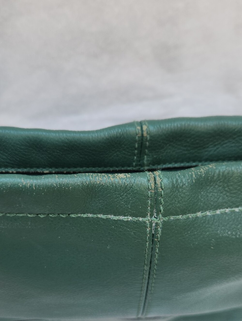 Coach Emerald Green Soft Pebbled Leather Crossbody Bag - Picture 4 of 10